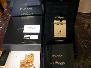 ST DUPONT PHARAOH JEROBOAM TABLE LIGHTER, MINT, RARE, ONE OF 300 ONLY