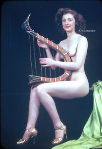 13-1938 Cris Alexander Prohibition Nude Rare History 35mm kodachrome slide photo