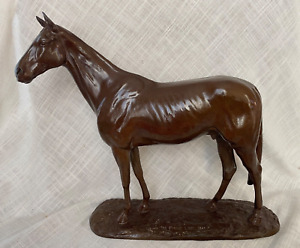 Rare 1932 Louis Paul Jonas (1894-1971) Bronze Statue of  Race Horse Phar Lap