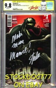 ?VENOM #1 CGC SS 9.8 STAN LEE RED LABEL SIGNED 