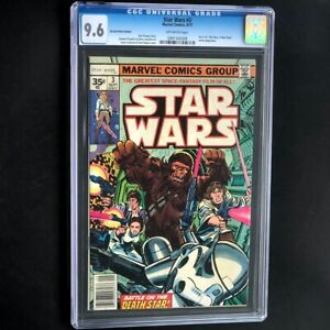 Star Wars #3 CGC 9.6 ? 35 CENT PRICE VARIANT ? ULTRA RARE! Marvel Comic 1977