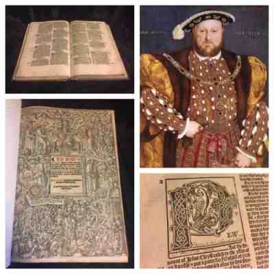 1539 Great Bible FIRST EDITION King Henry VIII FOLIO Rare ENGLISH Reformation