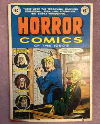 HUGH HEFNER COPY - HORROR COMICS OF THE 1950S - 1st ed. (1971) RARE in JACKET