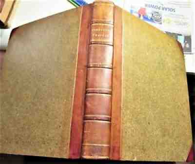 TRAVELS THROUGH RUSSIA 1815 RARE 1st Ed/20 AQUATINTS FOLIO FINE LTHR/List $2.5k+