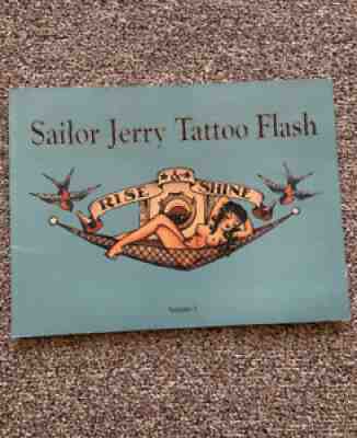 RARE Sailor Jerry Flash Tattoo Complete Books Volume 1 & 2.