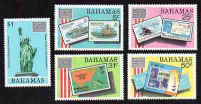 Bahamas 1986 Ameripex Sc. #597-601 SG #746-749 MH