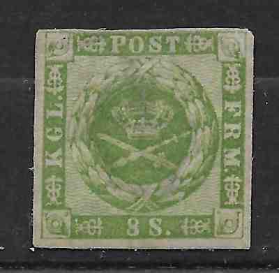 Denmark. 8 Skilling 1858. MH Partly Original Gum