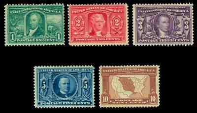 Value of US Stamps Scott # 325: 3c 1904 Louisiana Purchase Exposition