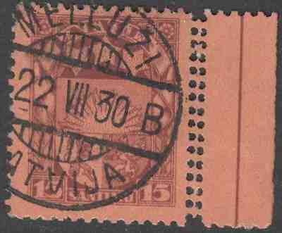 Latvia rare stamp