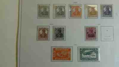 German 1916- 1923 most MNH? classics Stamp collection on pages w/ 266 stampS
