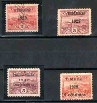 Costa Rica Very Old Revenue Lot RARE AMC