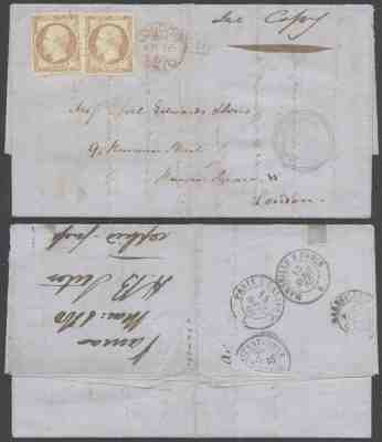 France Levant 1860 - Cover Varna to London England MD39