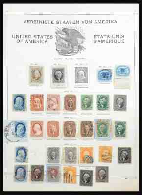 Lot - STAMPS: Very thorough U.S. stamp collection from 1847 to