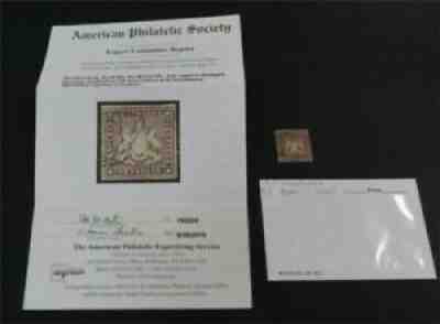 nystamps German States Wurttemberg Stamp # 53 Used $4000 Signed