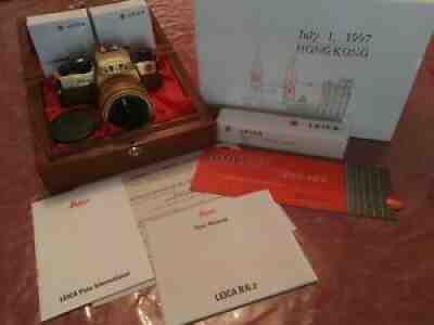 LEICA LEITZ R6.2 Hong Kong 1997 GOLD CAMERA SET MIB EXTREMELY RARE