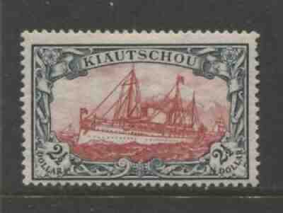 1905 German colonies KIAUTCHOU 2Â½ Dollar Yacht issue mint* , $ 3,250.00