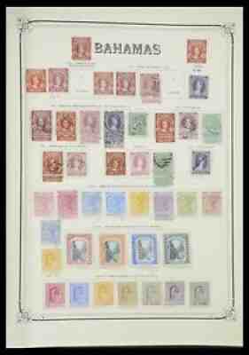 Lot 33315 Stamp collection Bahamas 1859-1986.