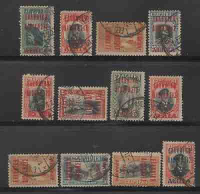 Greece Occupation of Cavalla 1913 Scott N167 - N178 Complete Set