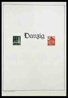 Lot 34597 Stamp collection Danzig 1920-1939.