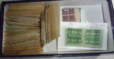1591 US PRECANCEL P# BLOCK STAMPS SC#551 684 803-820 1037 blocks of 4 #1172