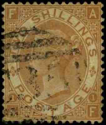 GB QV SG121 2s Brown C35 Panama Colombia Cancel Superb Used Very Rare