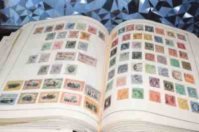 Mayfairstamps World Collection Thousands of Classics in Overstuffed Scott Album
