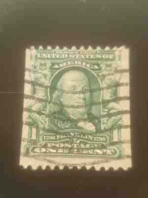 US 3 Cent Louisiana Purchase Postage Stamp 1953 Scott 1020 Used (a1)