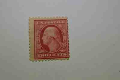 Extremely Rare George Washington Red Two 2 Cent Postage Stamp Unmounted Mint