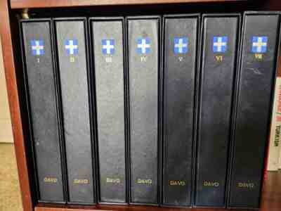 Mint Greece Stamps 7 Books Collection 1861-2021 MNH Organized in Specialty Album