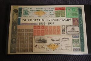 1862-1963 Custom Made Back of the Book US REVENUE STAMP COLLECTION 19 pages