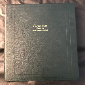 US Stamp sheets '1929-1991' Paramount Binder 66 different stamps Cat Val $2500