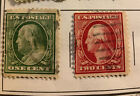 Rare vintage US postages. 1910-1913 Franklin and Washington