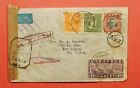 DR WHO 1942 CHINA AIRMAIL TSANWU TO USA WWII CENSOR n34783