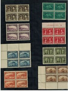 Canada Quebec Tercentenary Scott 96-103 MNH F/VF CV 6140