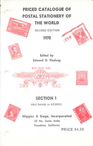 Higgins & Gage Postal Stationery of the World - Sect 1 - Abu Dhabi - Azores