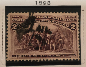 landing of columbus rare stamp