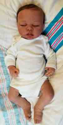 Full body solid silicone reborn newborn baby girl 