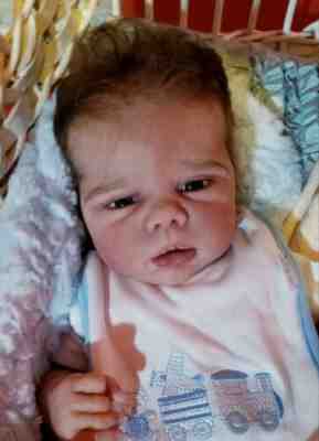 ~Ashton~ Full Body Solid Silicone baby boy by Romie Strydom Rare #2/4