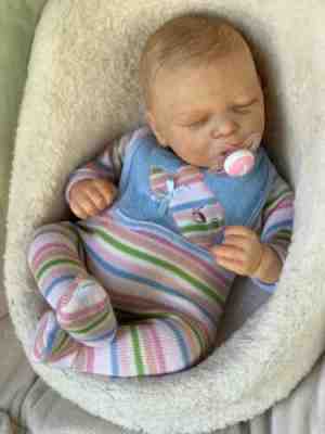 Ooak Reborn newborn baby Girl reborn baby Riley    Art Doll