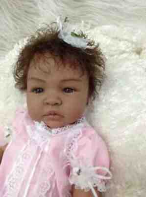 Reborn Baby Shyann By Aleina Peterson Ethnic - LAST BROWN EYED Gorgeous