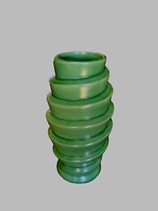 Vintage*Red Wing*Art Pottery Swirl Spiral Abstract Vase MCM 