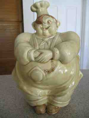 1940's Vintage Cookie Jar Chef Red Wing Pottery, USA  *PRISTINE Condition*