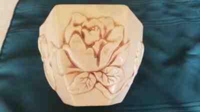 RED WING POTTERY MAGNOLIA PATTERN PLANTER VASE # 1322