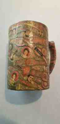 WOW CIGAR LABEL RED WING MUG FOLK ART L@@K!!