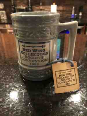 1982 Red Wing Commemorative Cherry Band Mug- Mint W/tag Rare Piece
