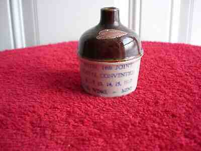 At Auction: RED WING STONEWARE MINI JUG SOUVENIR EXCELSIOR SPRINGS MISSOURI