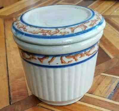 Vintage Red Wing shops Stoneware Company Light Grey and Cornflower Blue Cookie Jar