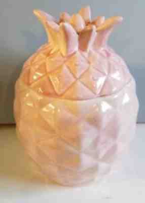 1940s Red Wing Pottery Gypsy Trail Pineapple Cookie Jar Collectible