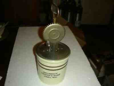 red wing advertising luedtke's dairy lomira wi. beater jar