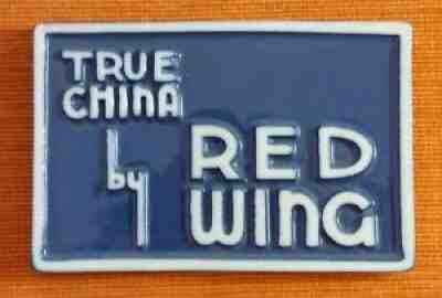 Red Wing Pottery True China advertising ceramic tile